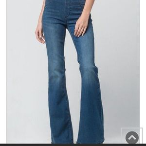 Free People Pull On Flare Jeans